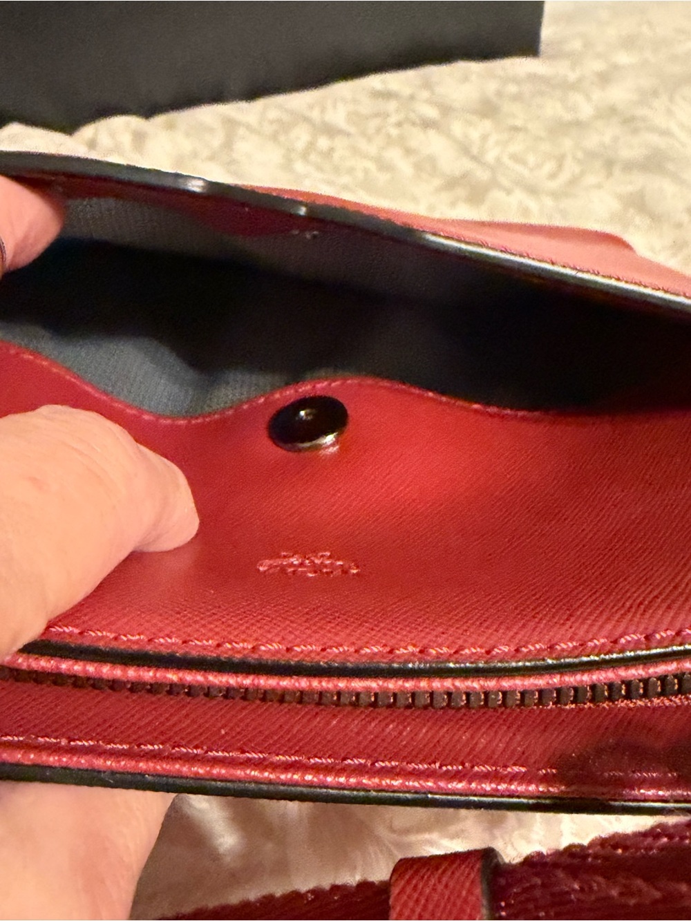 MCM Red Crossbody Shoulder Bag - Picture 3 of 5